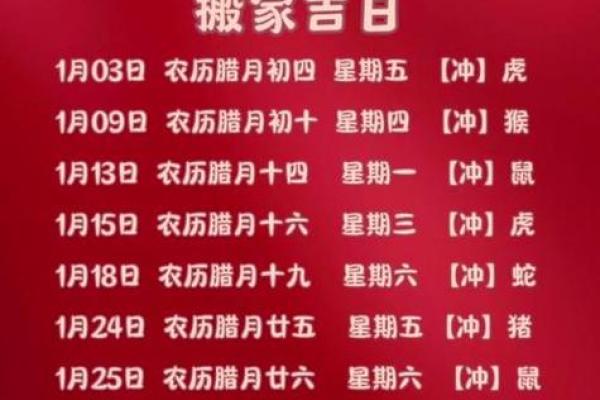 2025年7月黄道吉日搬家(2025年7月黄道吉日搬家是哪几天)
