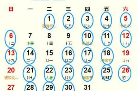 乙巳年七月产子吉日表