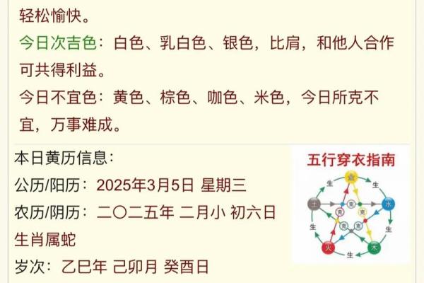 2025年10月27日五行穿衣每日分享赶紧学一下