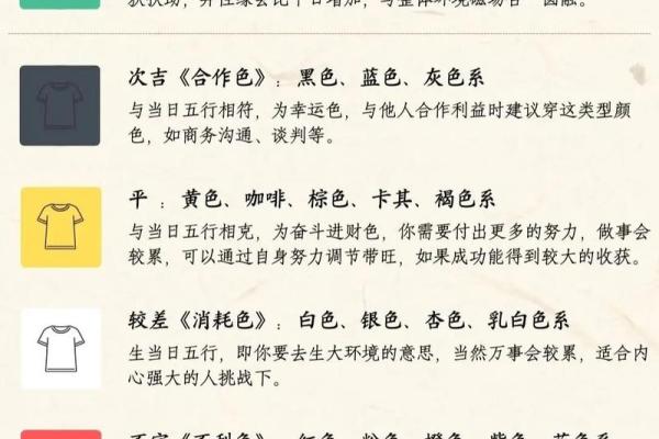 2024年10月五行穿衣颜色每日搭配吉运指南，全解析