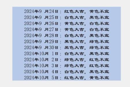 2025年9月23日穿衣颜色每日五行搭配进来教你