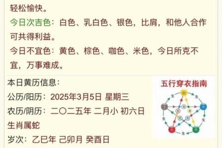 2025年10月27日五行穿衣每日分享赶紧学一下