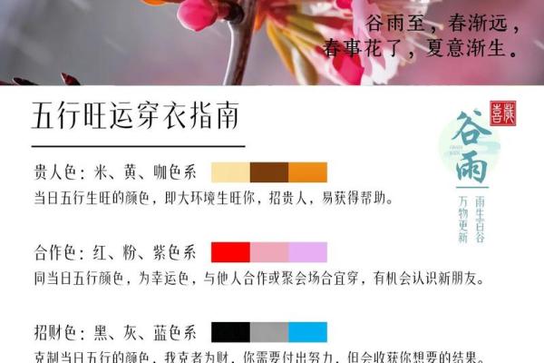 2023年4月25日五行穿衣旺运颜色搭配指南，高手技巧