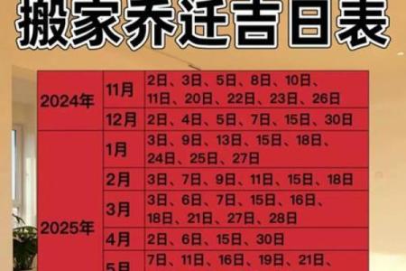 2025搬家黄道吉日(2025年搬家吉日)