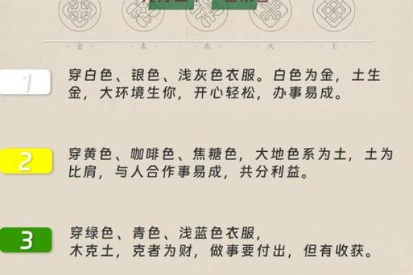 2025年10月1日穿衣颜色每日五行搭配干货教程