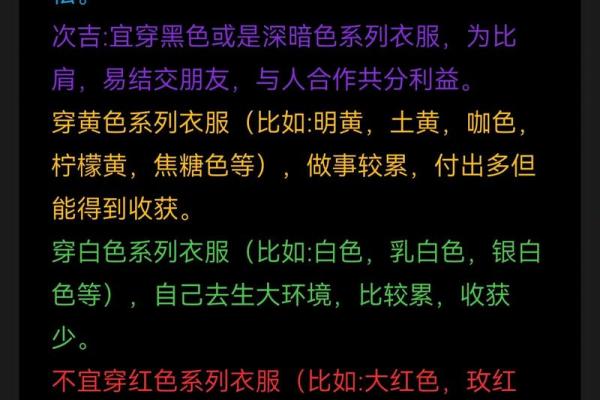 2025年12月12日穿衣颜色每日五行搭配你需要了解些