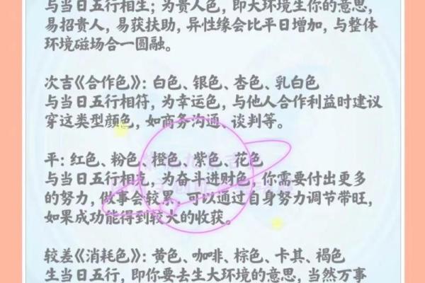 穿衣颜色2025年11月11日五行搭配干货分享