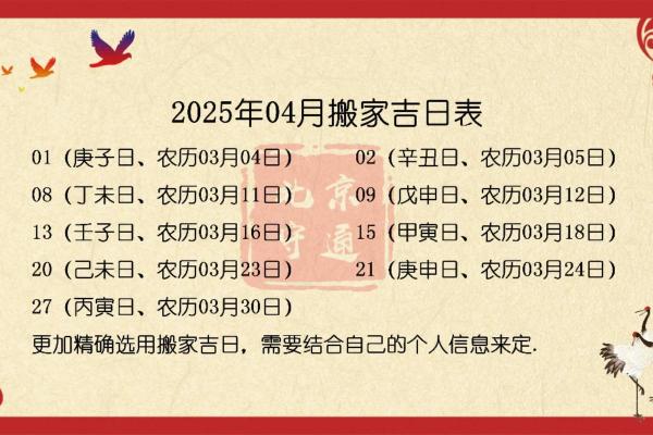 2025年农历三月搬家好日子(2025年农历三月搬家好日子)