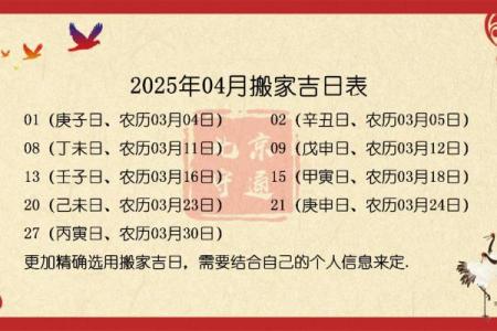 2025年搬新房好日子(2025年的好日子)