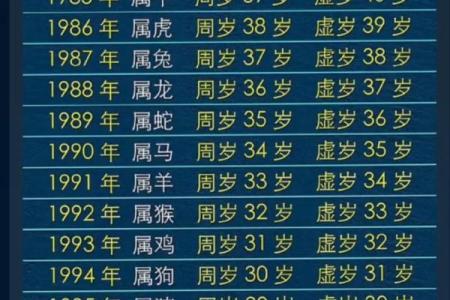 1993年出生的人今年2024年周岁多大了虚岁怎么算