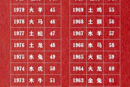 2023年最新版十二生肖年龄对照表及出生年份查询