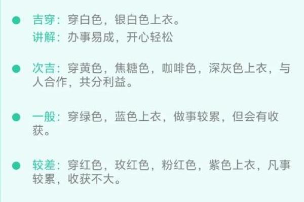 五行穿衣今日颜色2025年11月10日必备小窍门