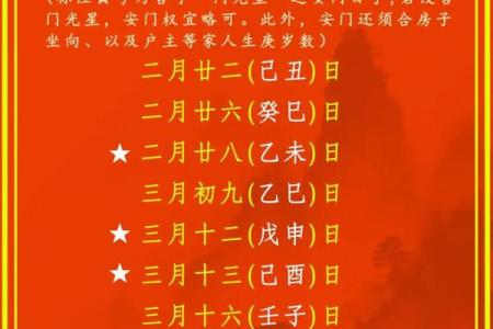 2025年11月安门黄道吉日查询，哪天最适合安门装修开工？