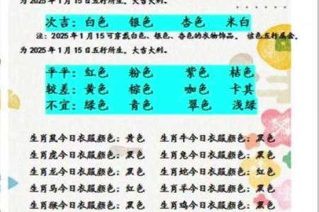 五行穿衣今日颜色2025年9月22日方便极了