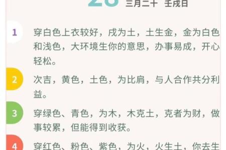 每日五行穿衣颜色2025年11月4日干货,轻松拿捏