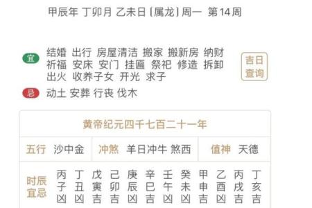 想找2026年1月开业的良辰吉日，请问老黄历上具体的宜忌事项是什么？