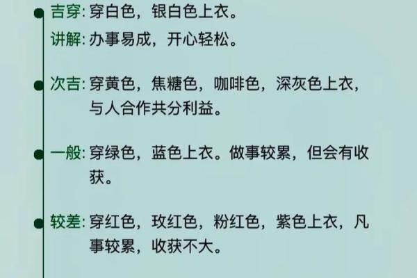 每日穿衣指南五行 今日五行穿衣颜色运势查询