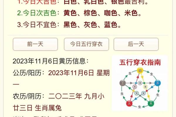 五行穿衣12月5日 今日五行穿衣颜色指南