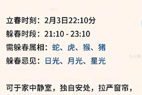2024年立春具体是几点几分开始？我想准时迎春纳福