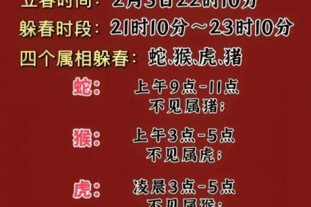 2023年立春躲春的准确时间节点是哪一刻需要避开？