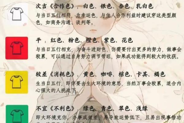 五行穿衣每日指南 今日五行穿衣颜色查询