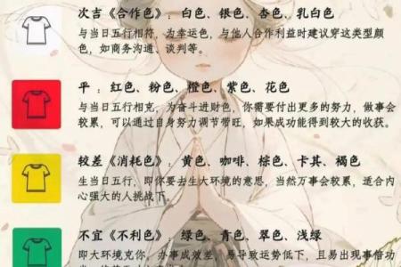 五行穿衣每日指南 今日五行穿衣颜色查询
