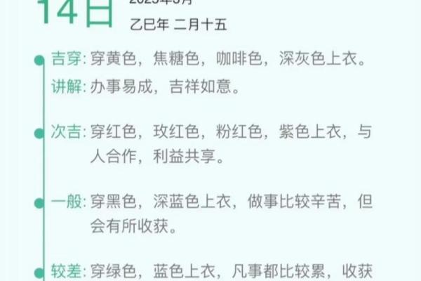 2022年7月14日五行穿衣 今日五行穿衣指南颜色查询