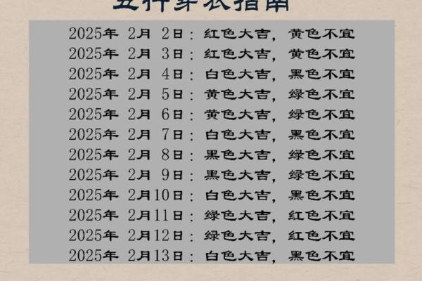 2021年3月25五行穿衣指南 今日五行旺运穿衣颜色查询