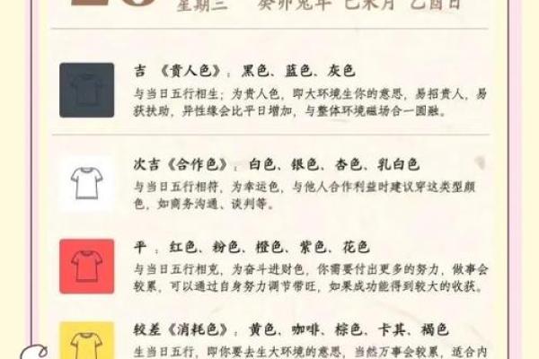 2021年11月15日五行穿衣指南 今日五行穿搭颜色查询