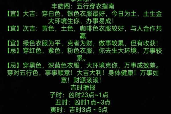 五行穿衣每日指南2023年5月6日 5月6日五行穿搭吉时与禁忌
