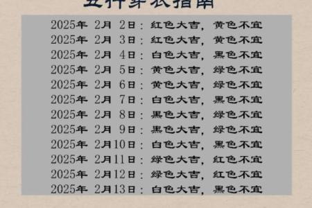 2021年3月25五行穿衣指南 今日五行旺运穿衣颜色查询