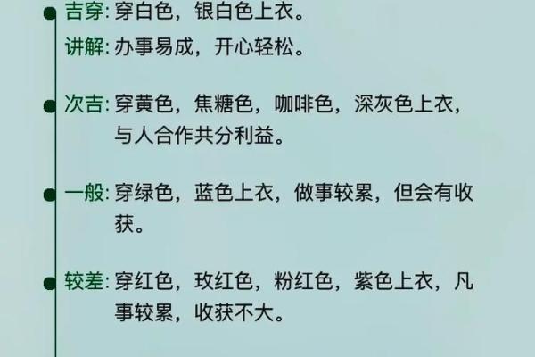 五行穿衣指南查询 今日五行穿衣颜色查询