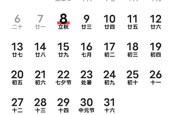 2023年立秋具体是几点几分几秒？需要精确时间安排活动