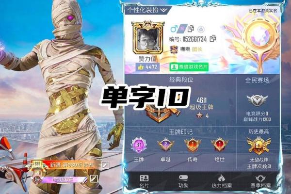 寻找2019和平精英中既霸气又好听的男生游戏网名大全