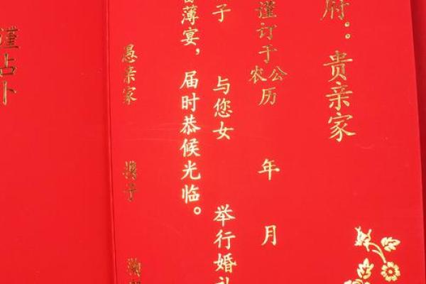 传统婚俗中男方送日子书的正确格式和书写范例详解