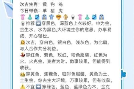 五行穿衣每日指南1月3日 2024年1月3日五行穿衣旺运搭配