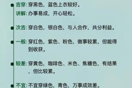 五行穿衣2022年5月 5月五行穿衣颜色每日查询