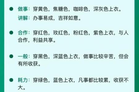五行穿衣每日分享今天穿什么颜色2024 4月21日 今日五行幸运颜色查询