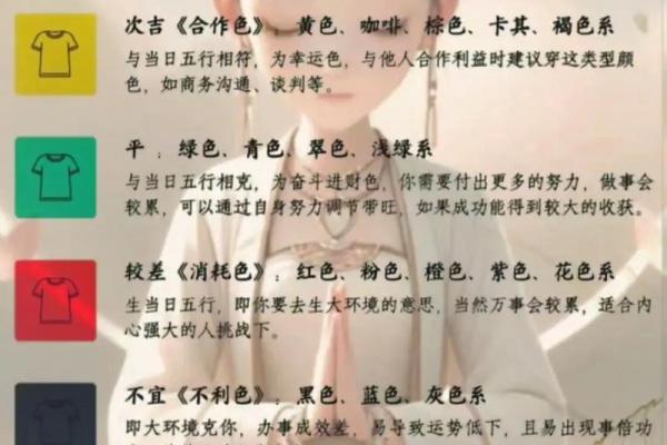 2024年五行穿衣每日指南 今日五行穿衣颜色运势查询