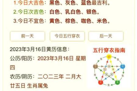 五行穿衣今日指南 今日五行穿衣颜色查询
