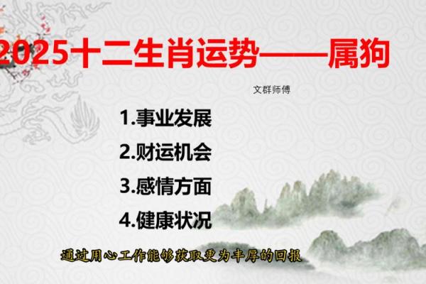 2025年属狗的人全年运势详解及每月运程预测