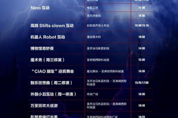 2019年万圣节是几月几号星期几，有什么特别的活动安排？