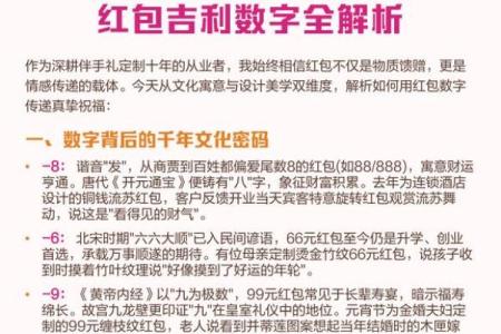 新年发红包吉利数字有哪些讲究和寓意推荐？