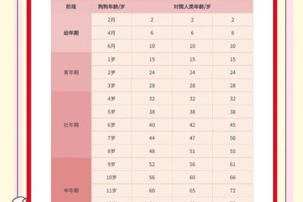 2025年属狗的今年几岁了，不同年份出生年龄详解
