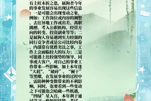 2024年属狗人全年运势详解，事业财运健康感情完整解析