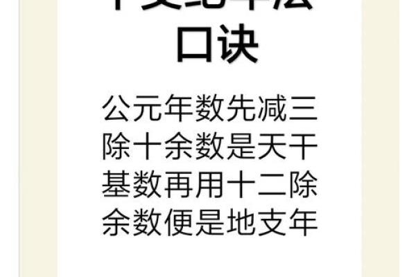 2012年天干地支怎么算？详细计算方法与年份对照表